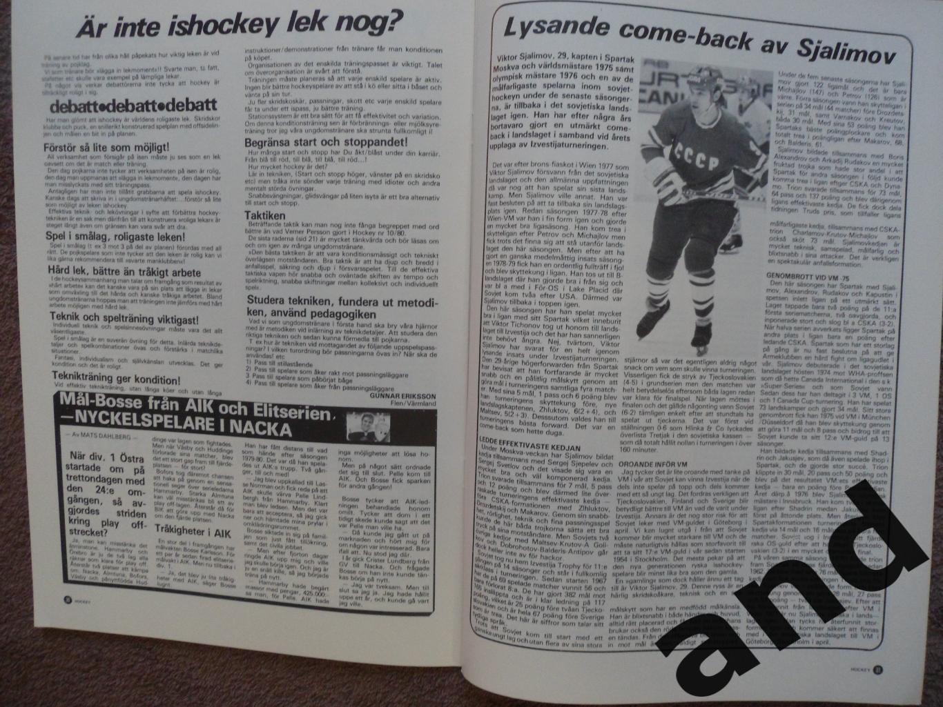 журнал Хоккей (Швеция) № 1 (1981) 5