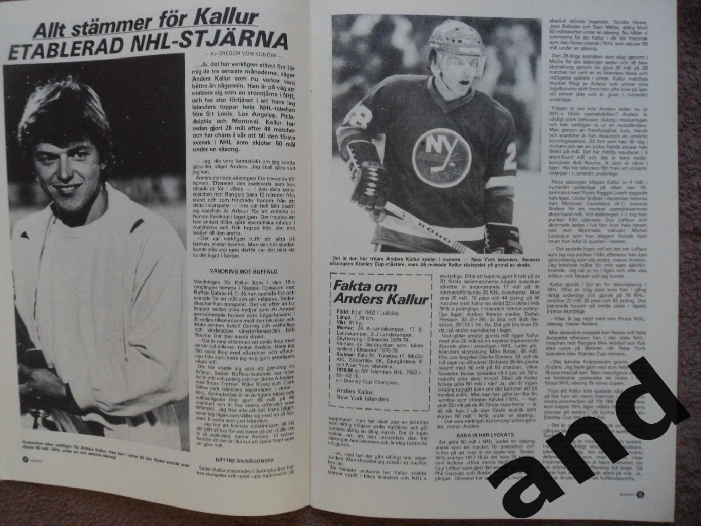 журнал Хоккей (Швеция) № 1 (1981) 7