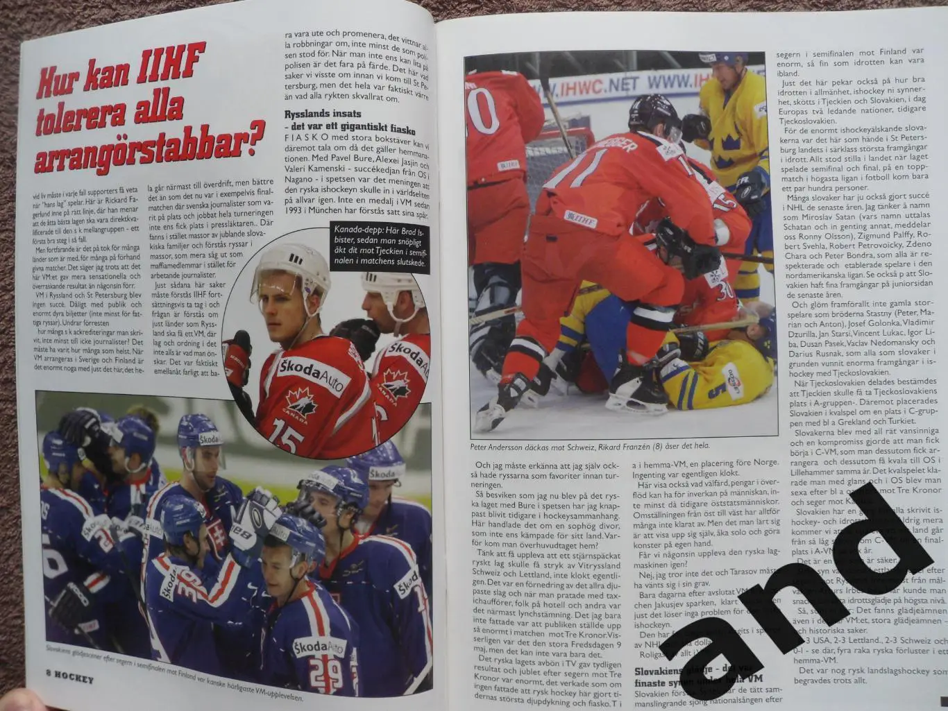 журнал Хоккей (Швеция) № 5 (2000) 3