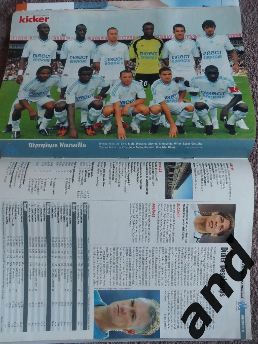 Kicker (спецвыпуск) Лига чемпионов 2009/10 (постеры всех команд) 1