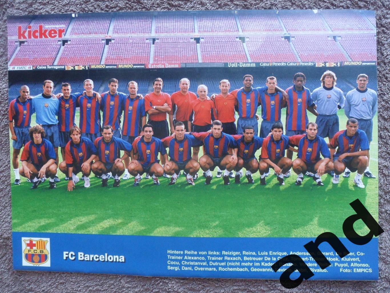 постер Барселона 2001 Kicker