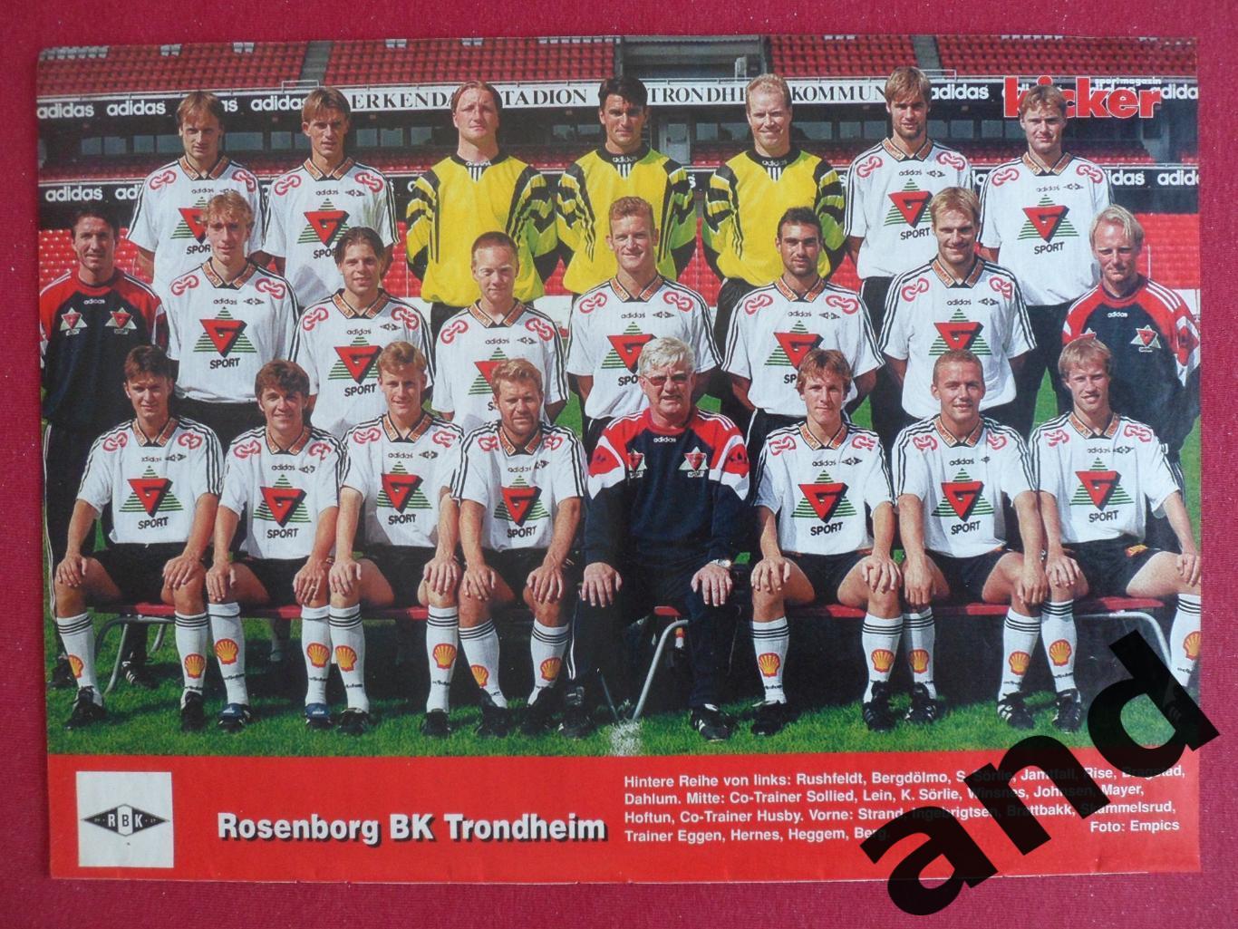 постер Росенборг 1997 Kicker
