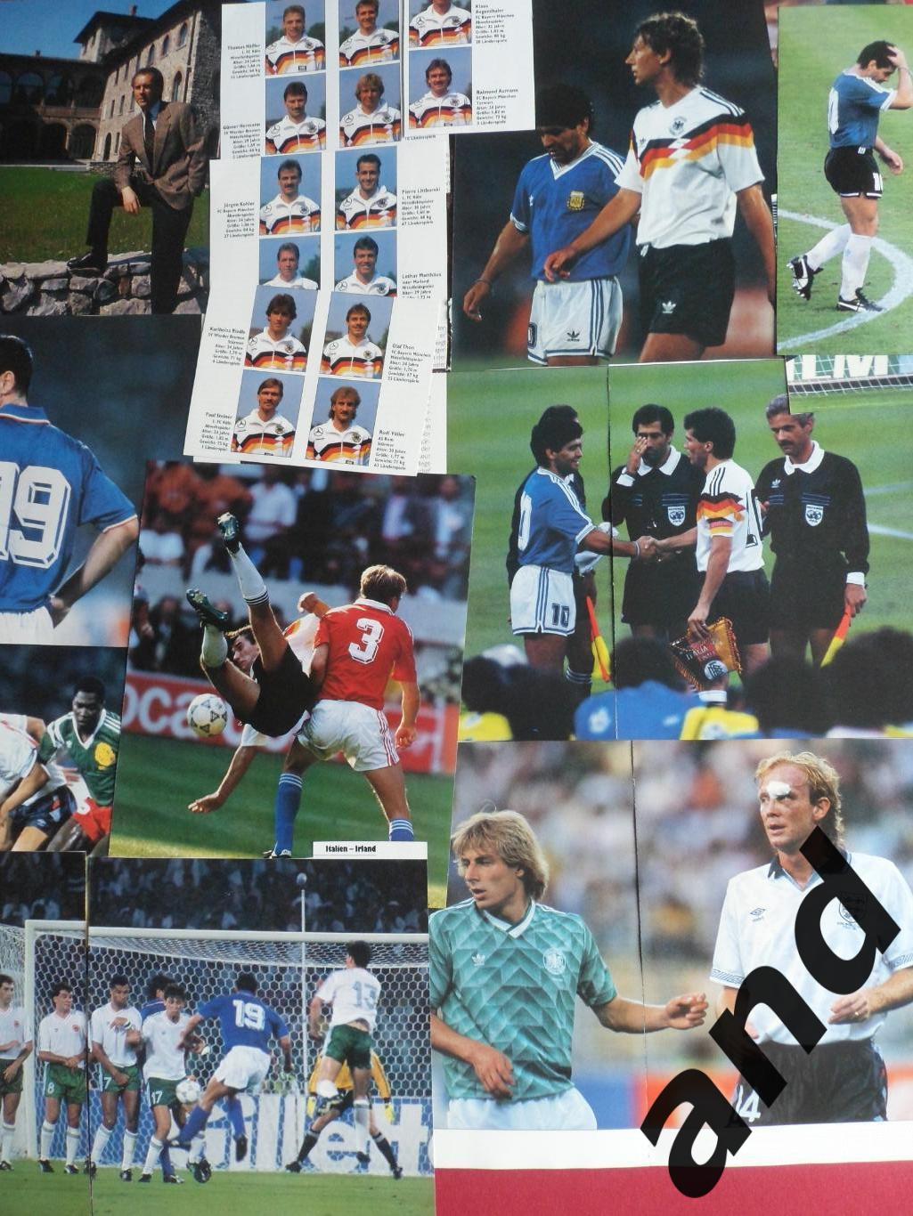 набор 95 фото Чемпионат мира по футболу-1990 г.