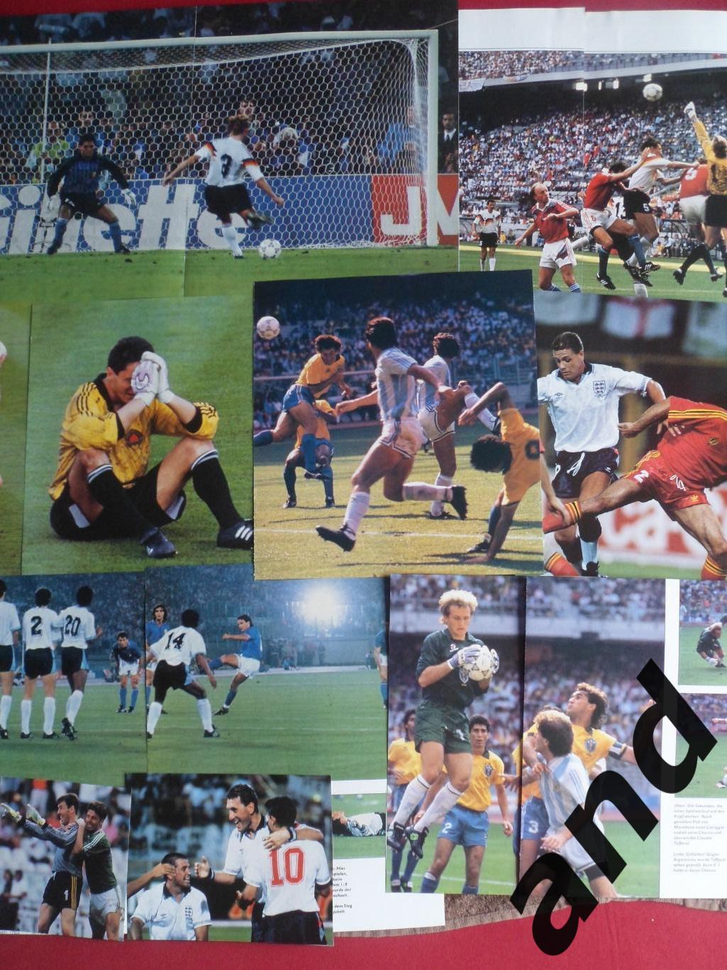 набор 95 фото Чемпионат мира по футболу-1990 г. 2