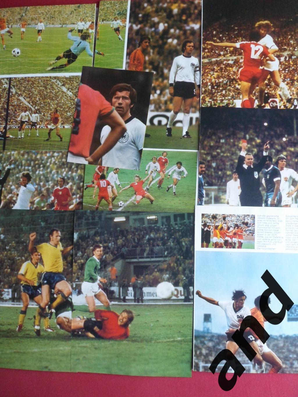 набор 100 фото Чемпионат мира по футболу-1974 г.
