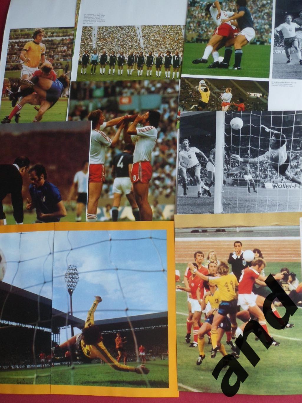 набор 100 фото Чемпионат мира по футболу-1974 г. 2