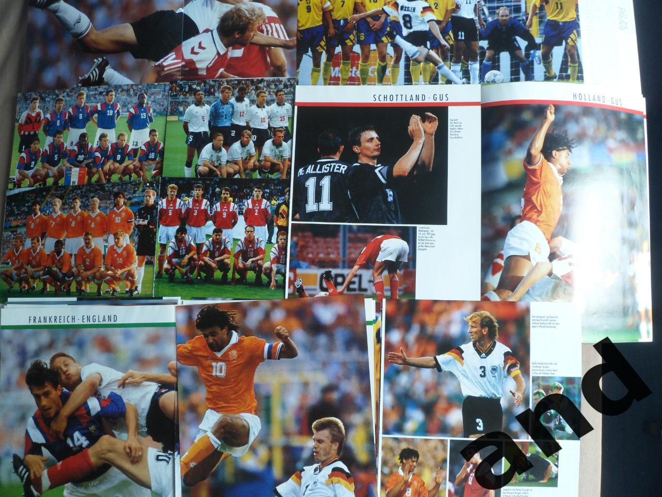 набор 160 фото Чемпионат Европы по футболу-1992 г.