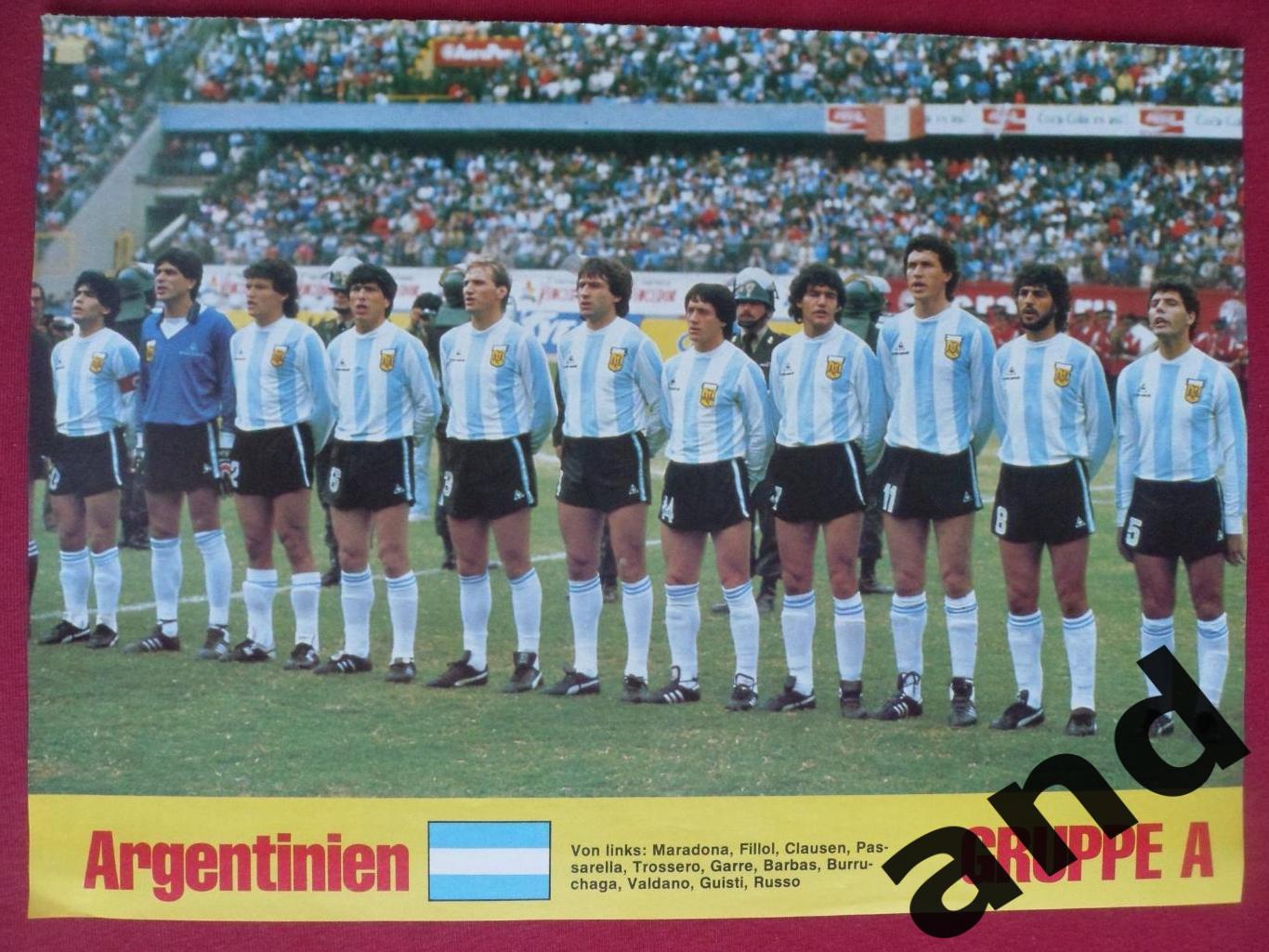 постер Аргентина 1986