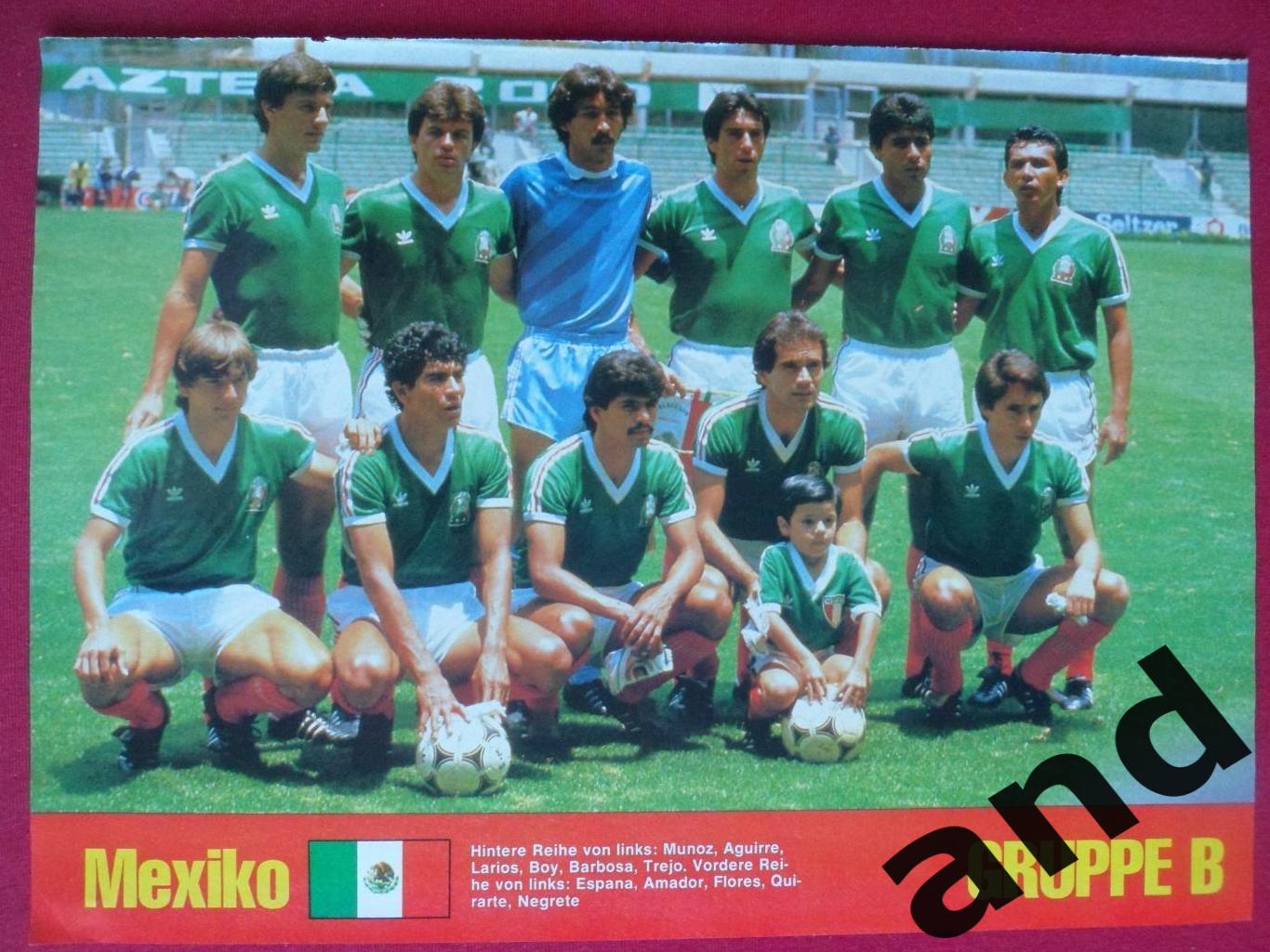 постер Мексика 1986