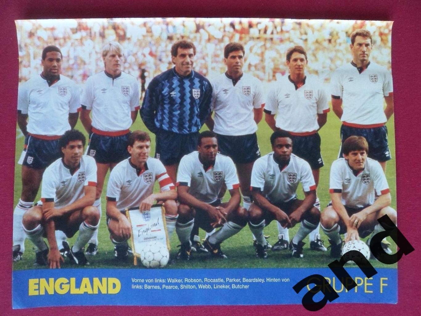 постер Англия 1990