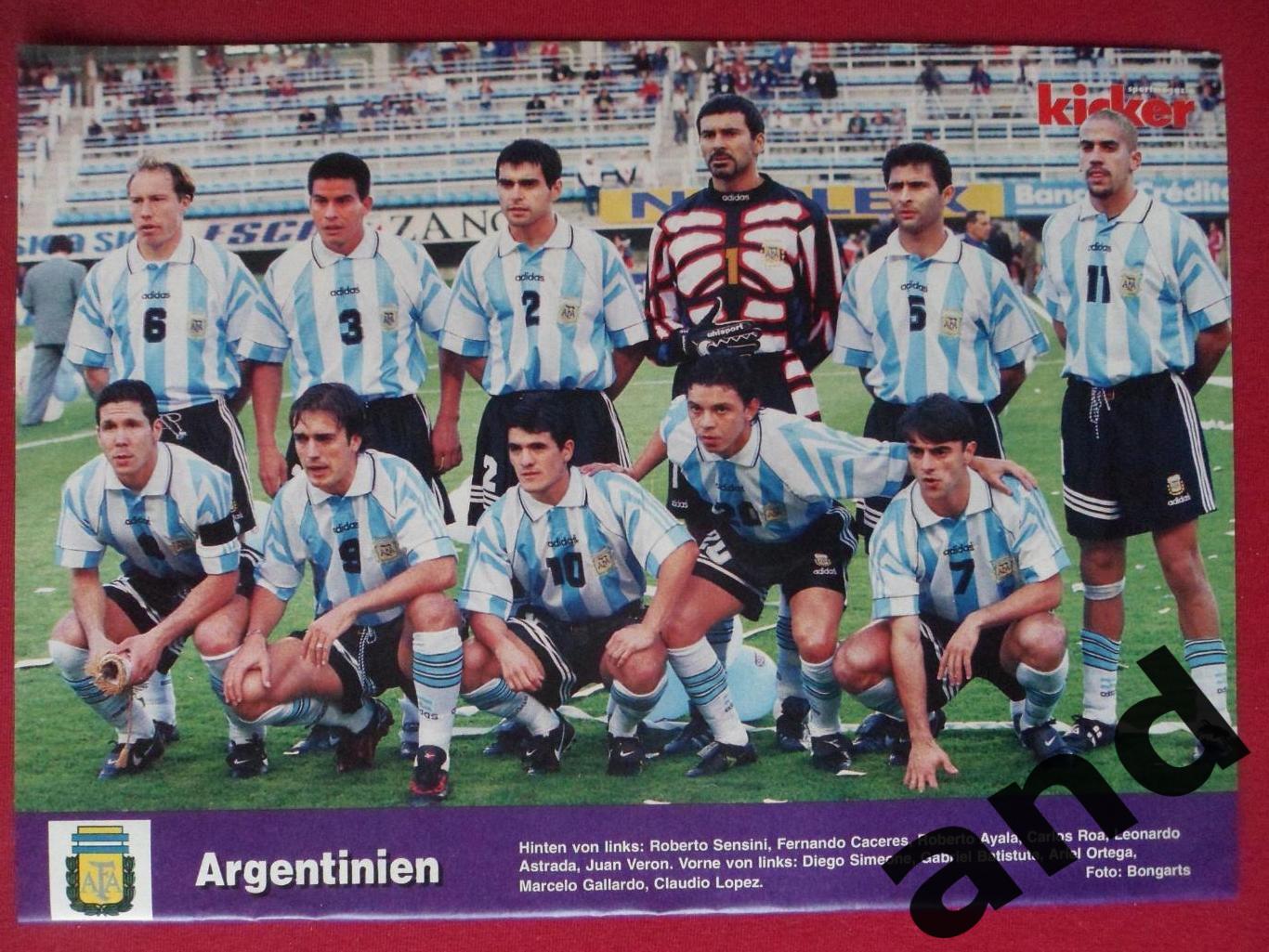 kicker постер Аргентина 1998