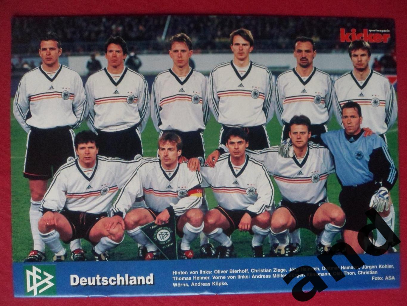 kicker постер Германия 1998