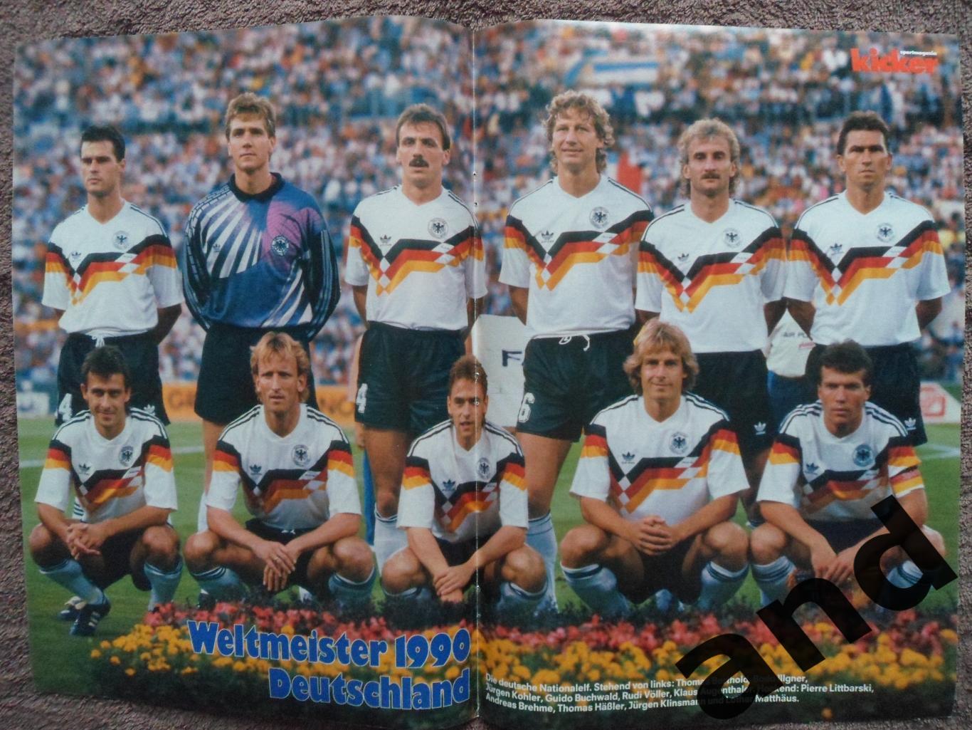 большой постер Германия 1990 Kicker