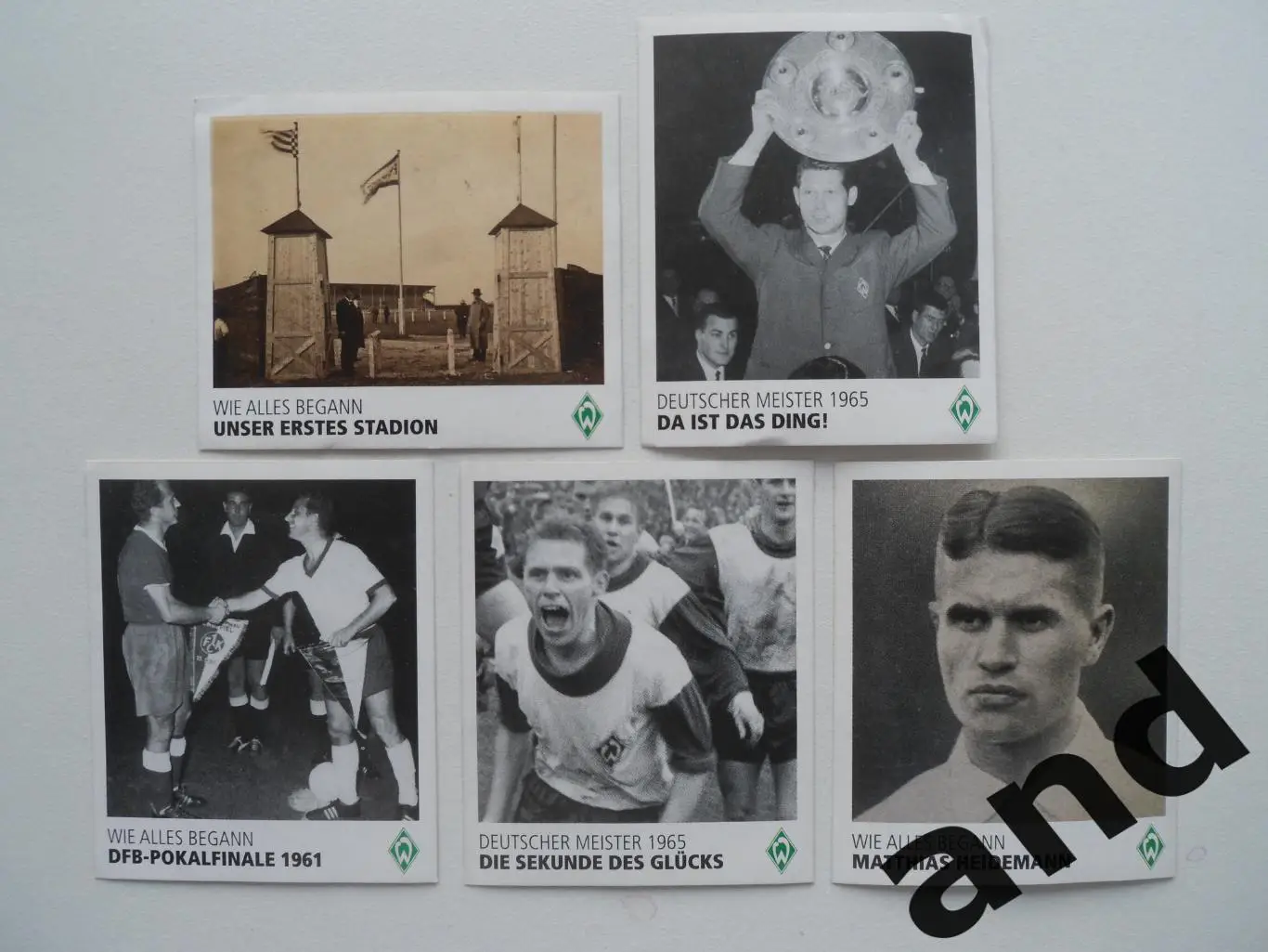 набор 5 наклеек Вердер