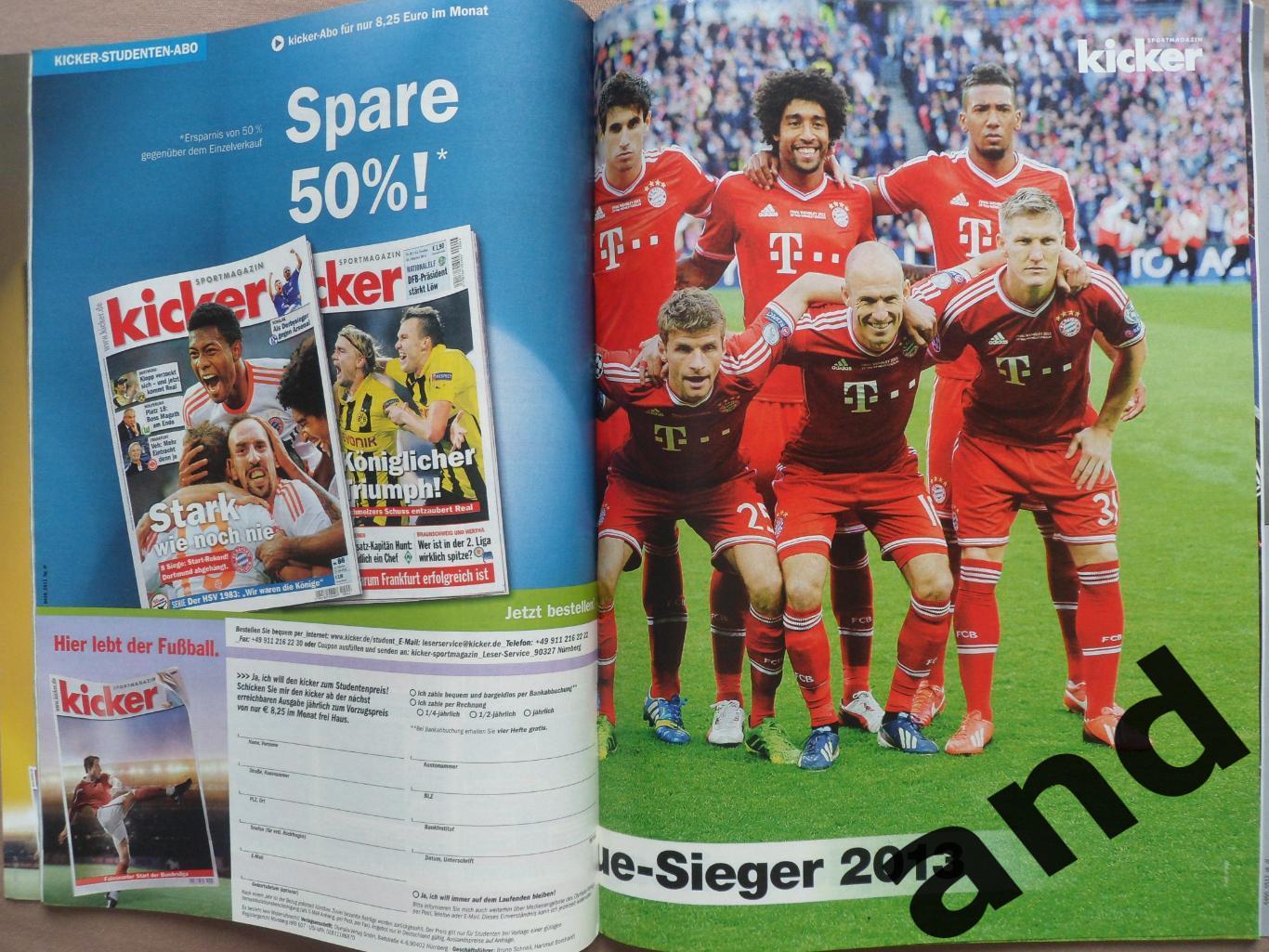 Kicker (спецвыпуск) Бавария - победитель Лиги чемпионов 2012-2013 (c постером) 6