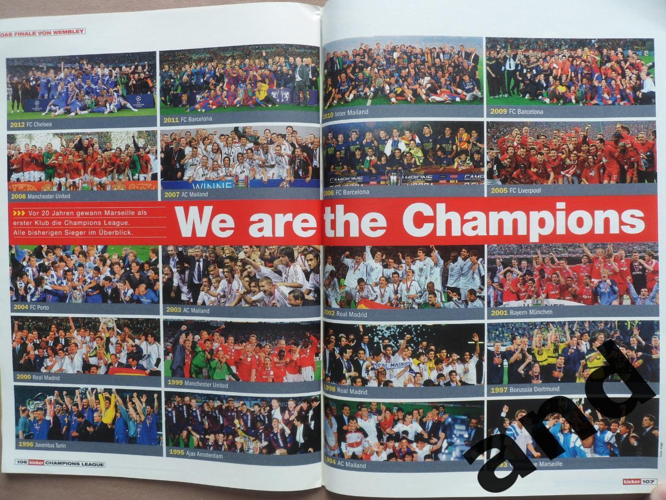 Kicker (спецвыпуск) Бавария - победитель Лиги чемпионов 2012-2013 (c постером) 3
