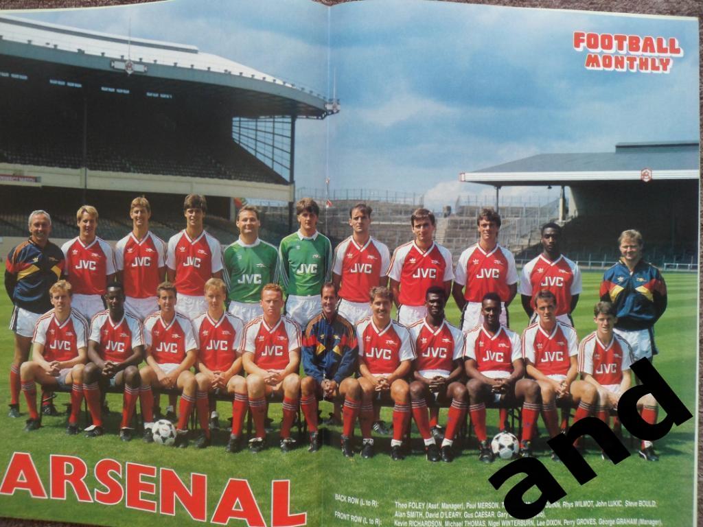большой постер Арсенал 1989