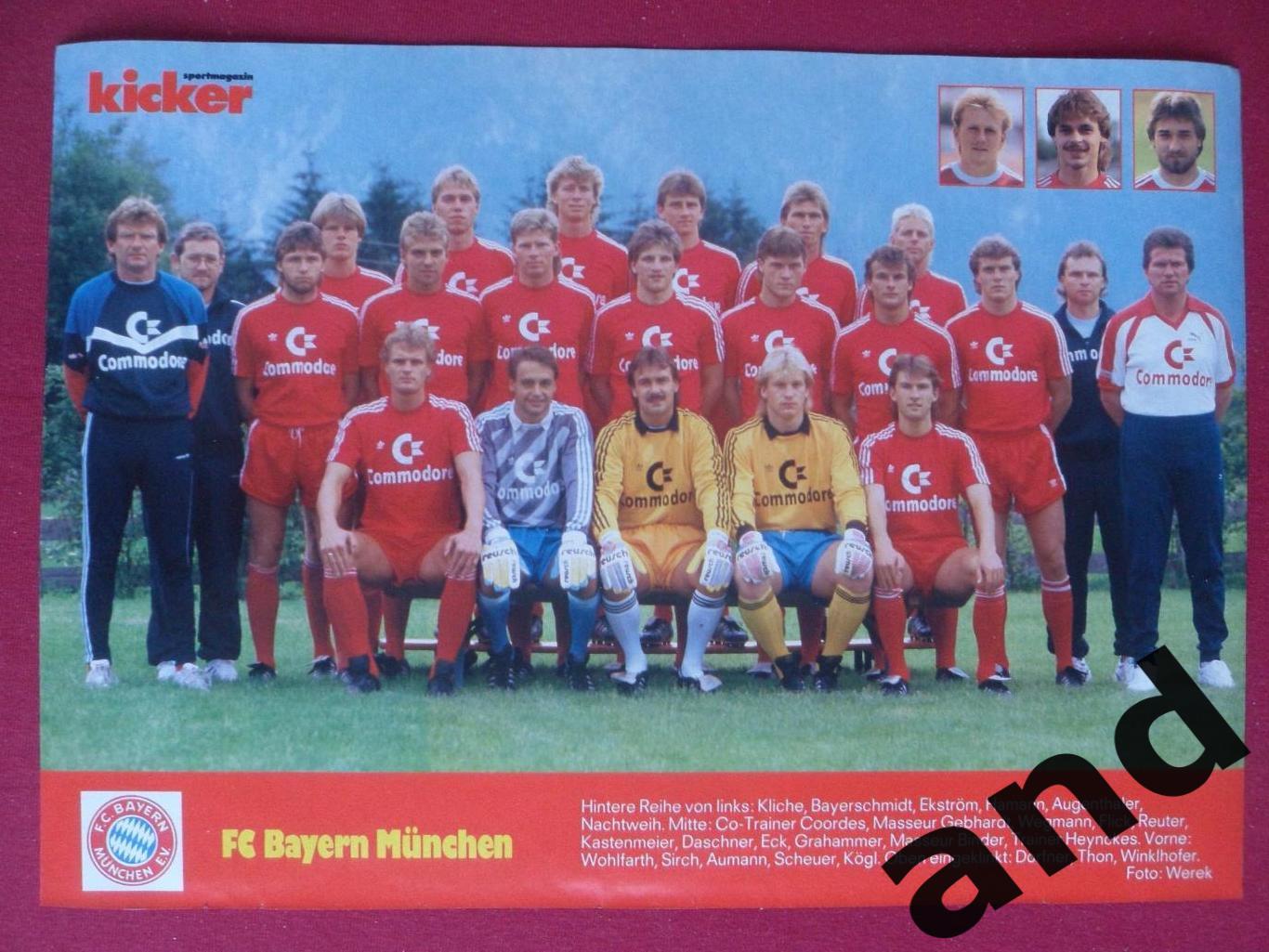 постер Бавария 1988 Kicker
