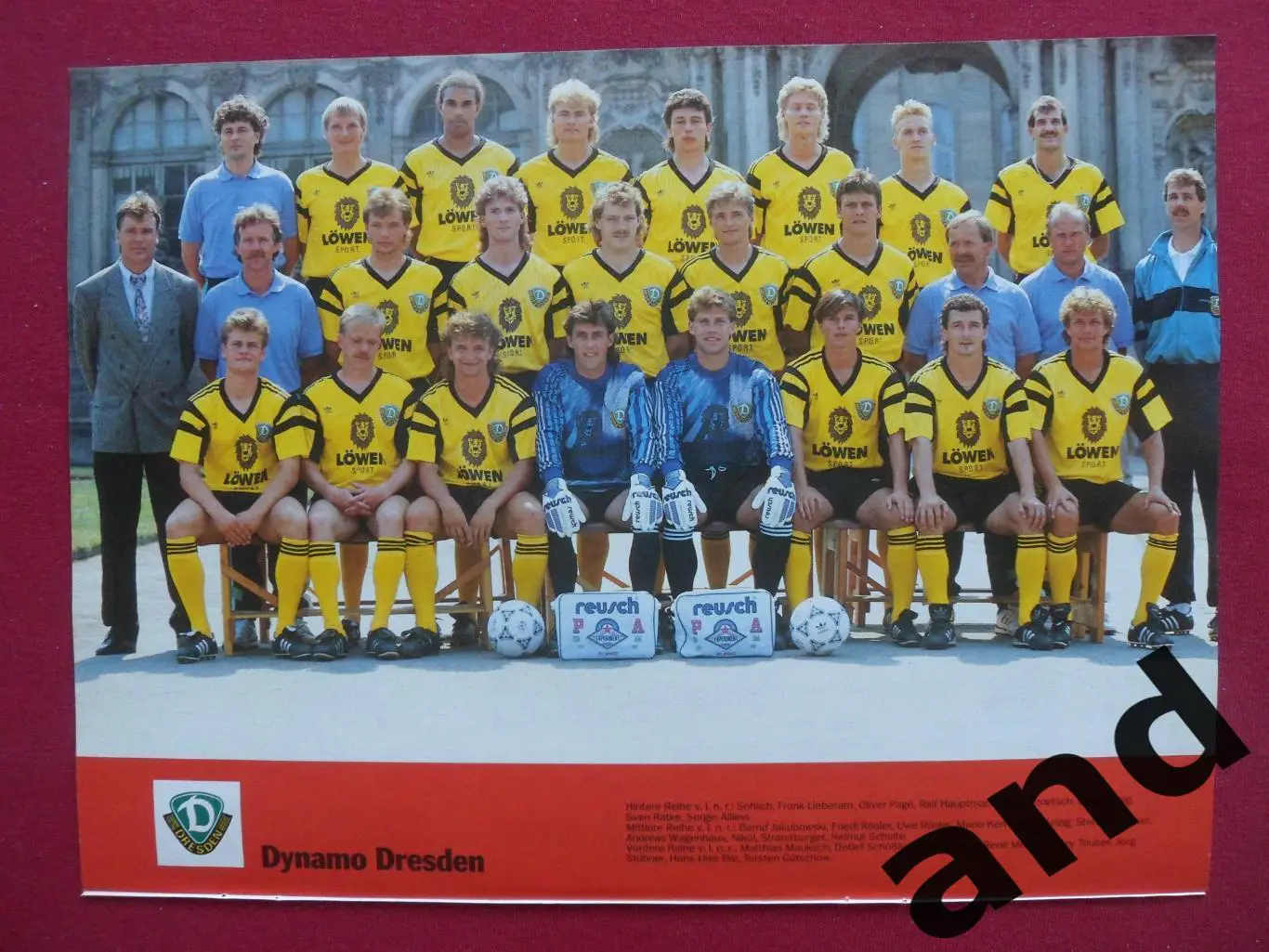 постер Динамо Дрезден 1991