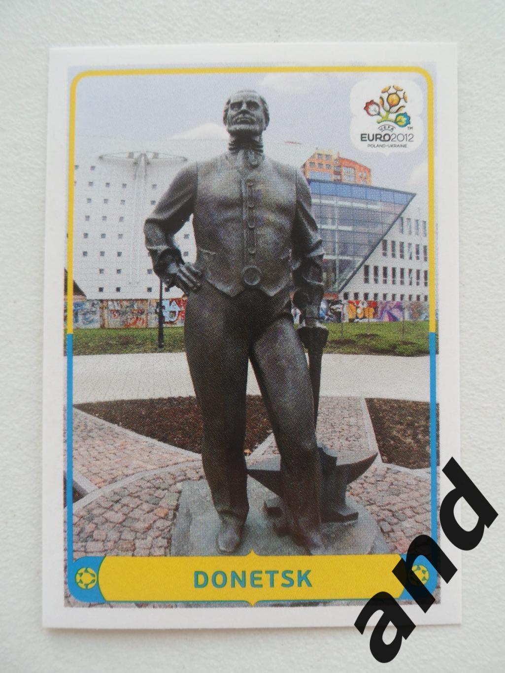 panini № 18 Donetsk - чемпионат Европы 2012 панини