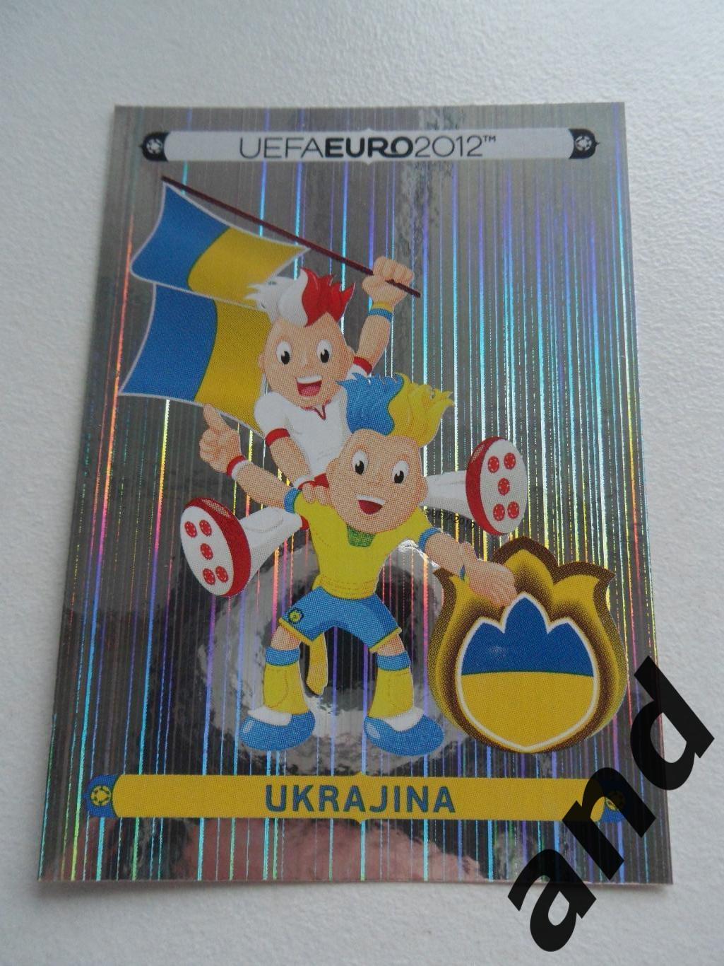 panini № 397 Ukrajina Чемпионат Европы 2012 панини