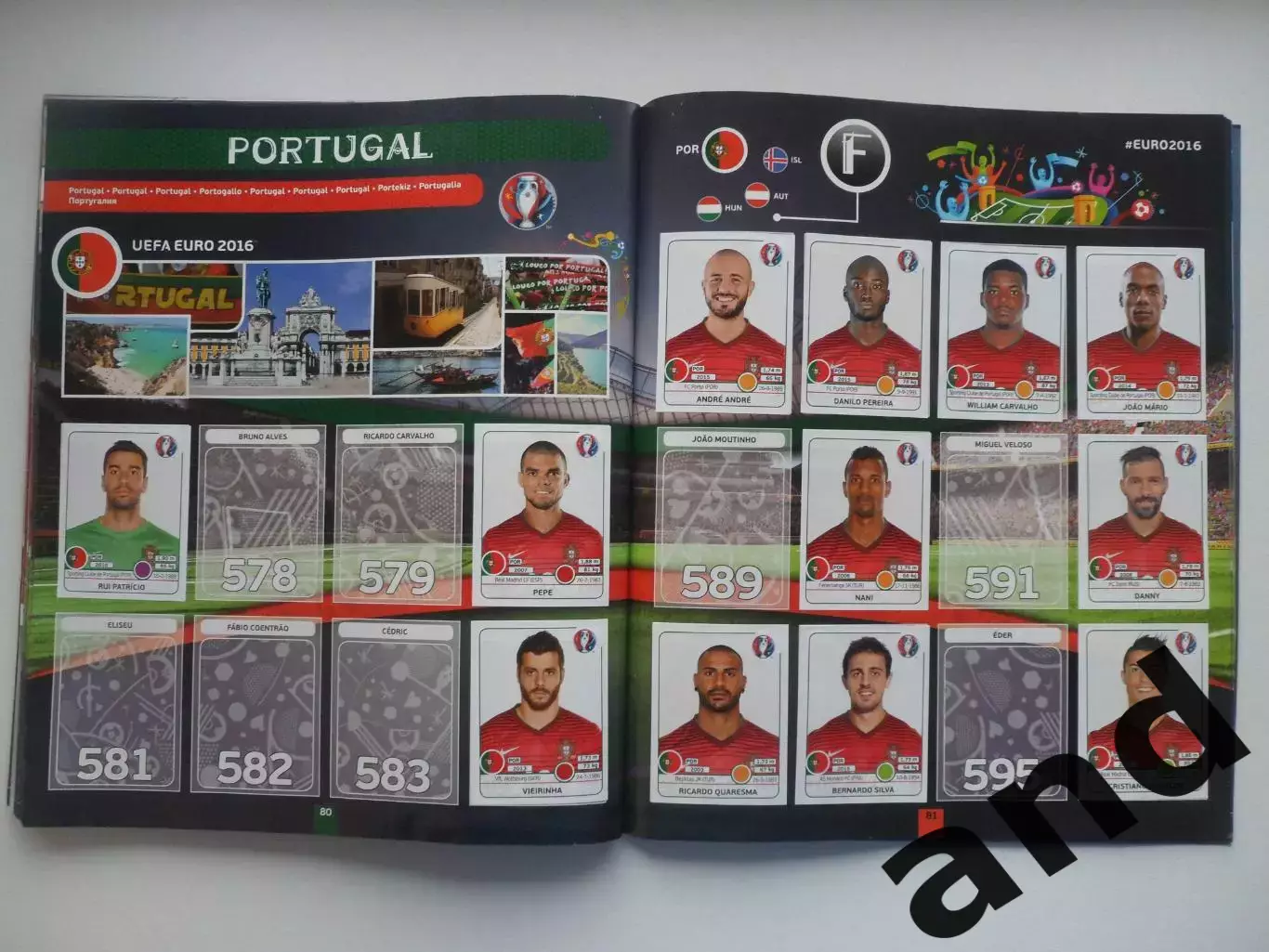 Альбом панини panini чемпионат Европы 2016 (510 наклеек). 5