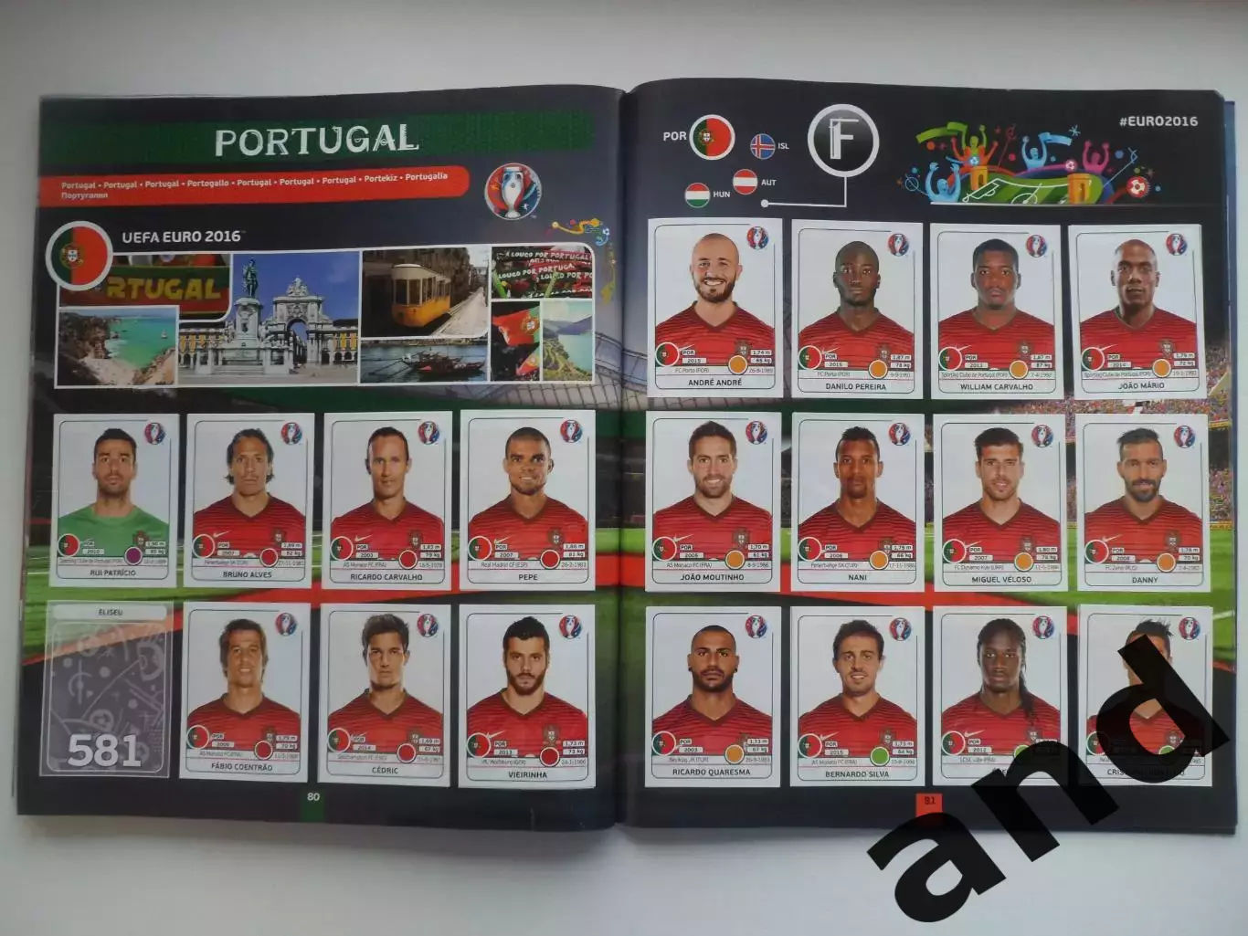 Альбом панини panini чемпионат Европы 2016 (587 наклеек) 3