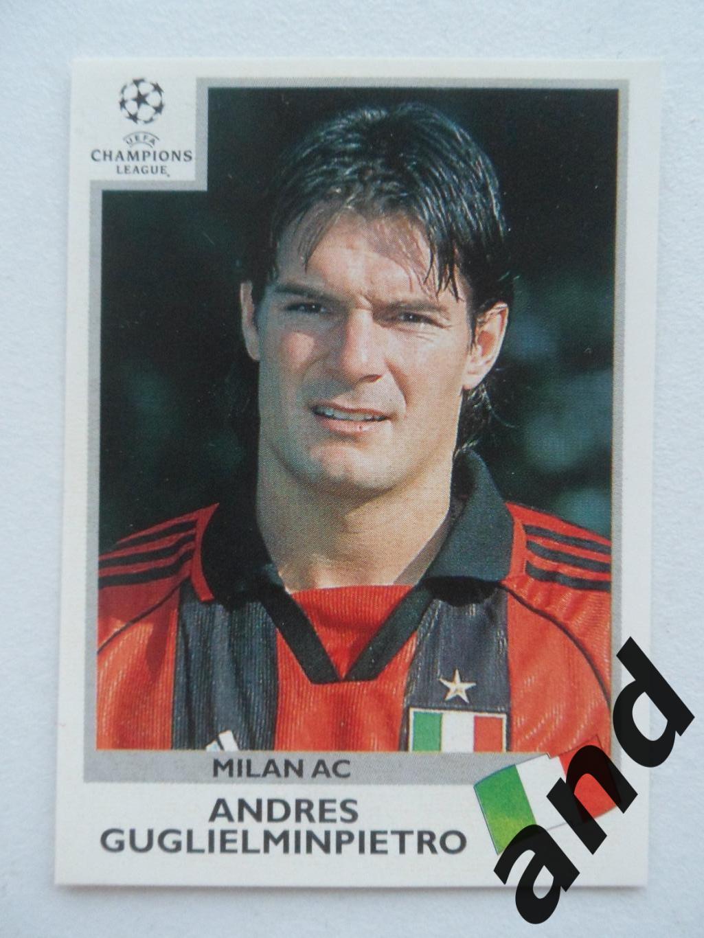 panini № 300 Andres Guglielminpietro - Лига чемпионов УЕФА 1999-2000 панини