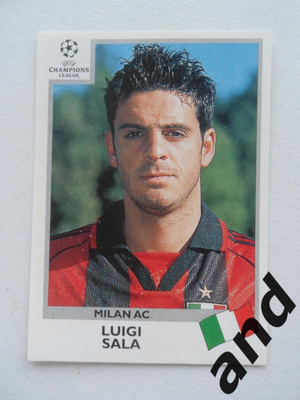 panini № 294 Luigi Sala - Лига чемпионов УЕФА 1999-2000 панини