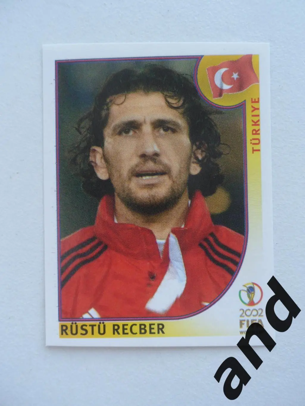 panini № 189 Rustu Recber - Чемпионат Мира 2002 панини