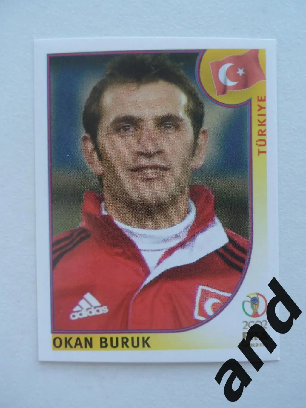 panini № 197 Okan Buruk - Чемпионат Мира 2002 панини