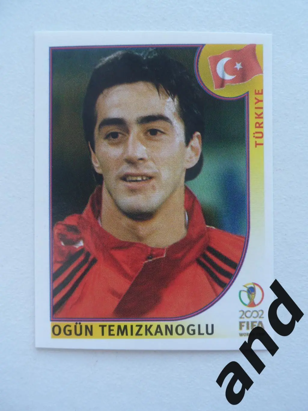 panini № 193 Ogun Temizkanoglu - Чемпионат Мира 2002 панини