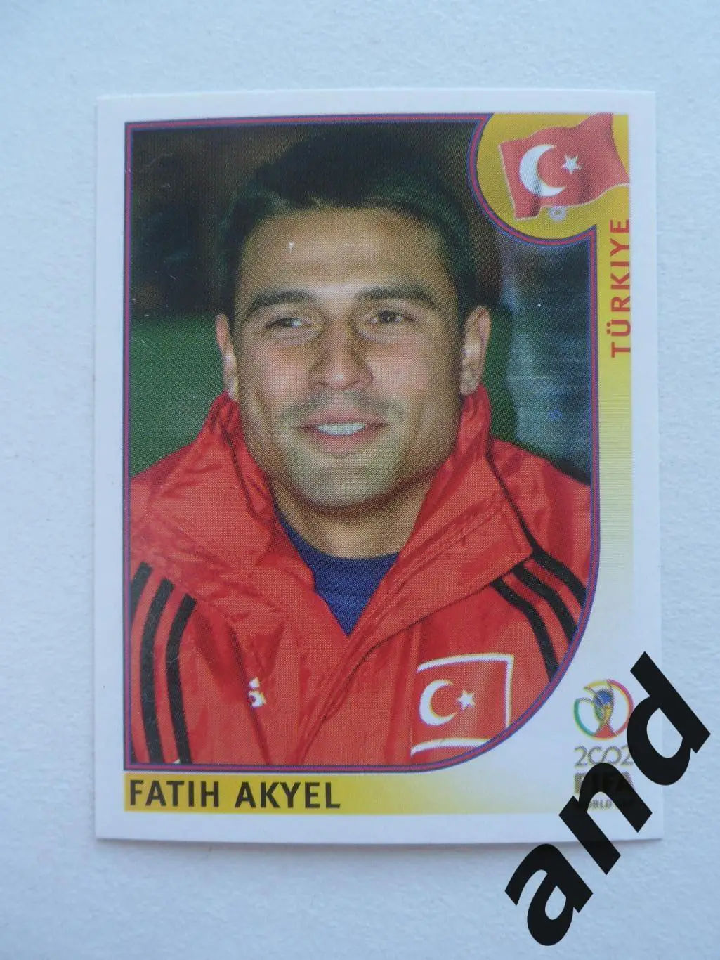 panini № 190 Fatih Akyel - Чемпионат Мира 2002 панини