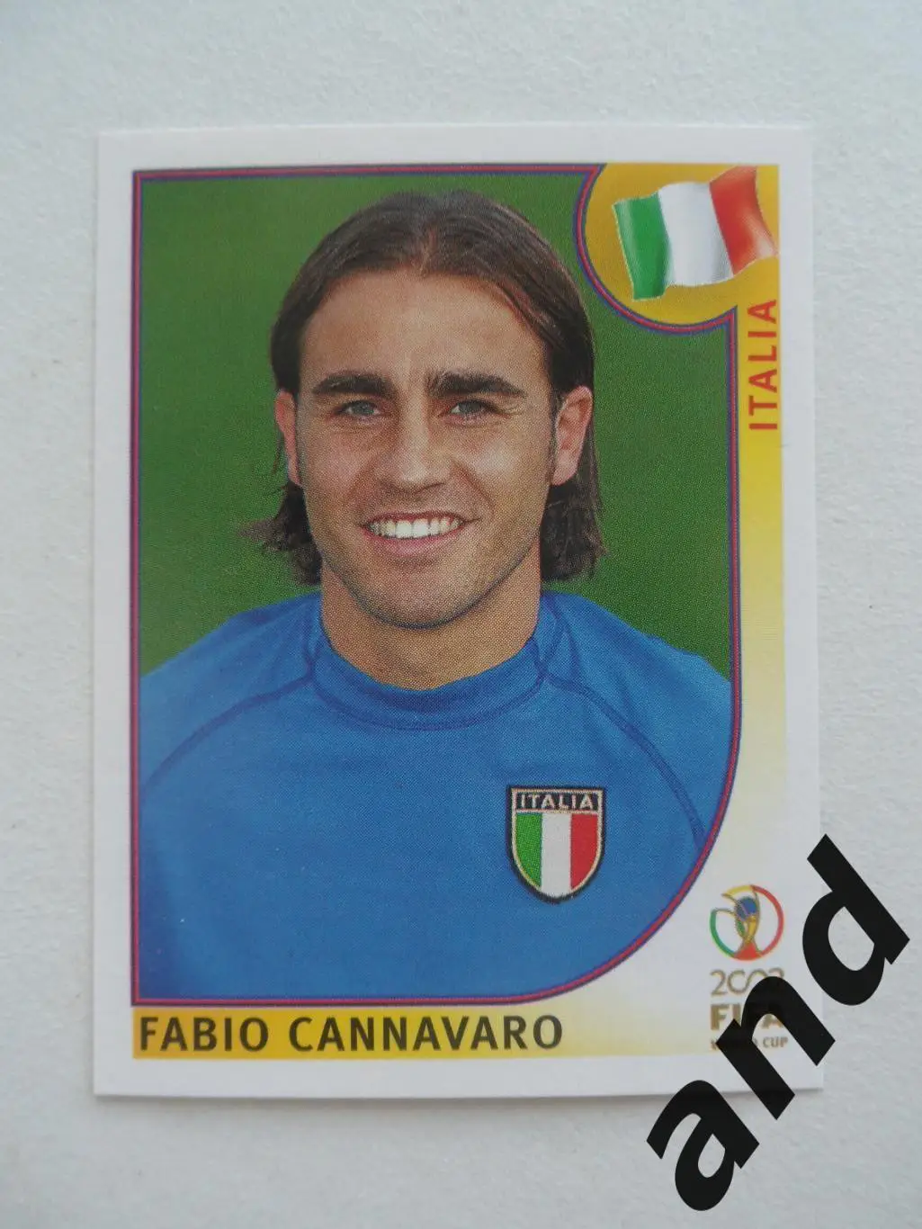 panini № 461 Fabio Cannavaro - Чемпионат Мира 2002 панини