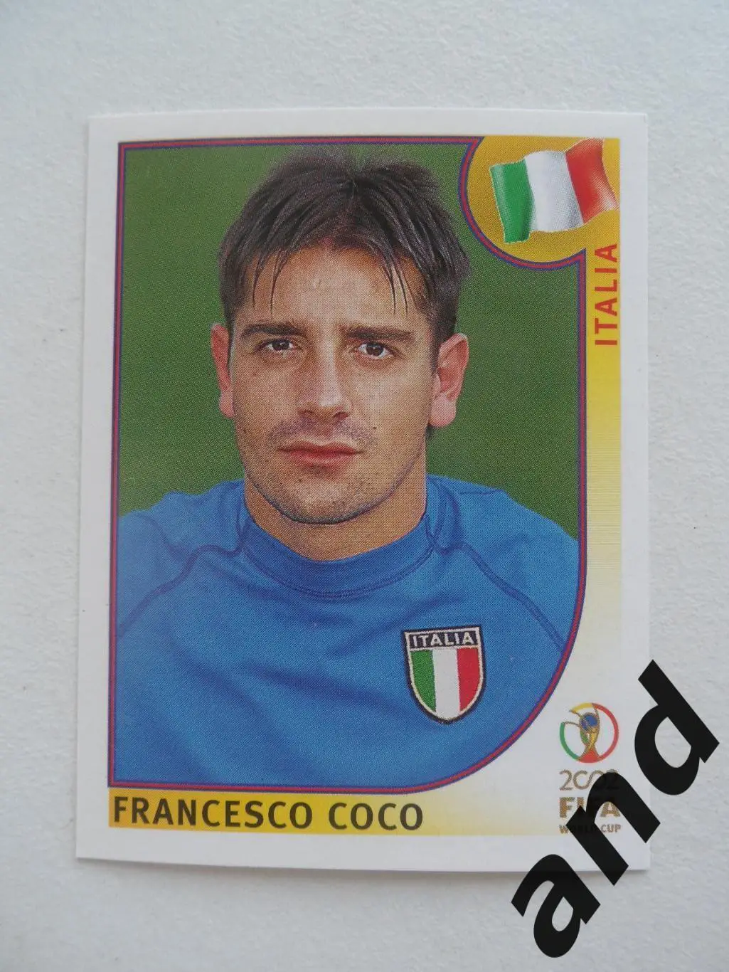 panini № 464 Francesco Coco - Чемпионат Мира 2002 панини