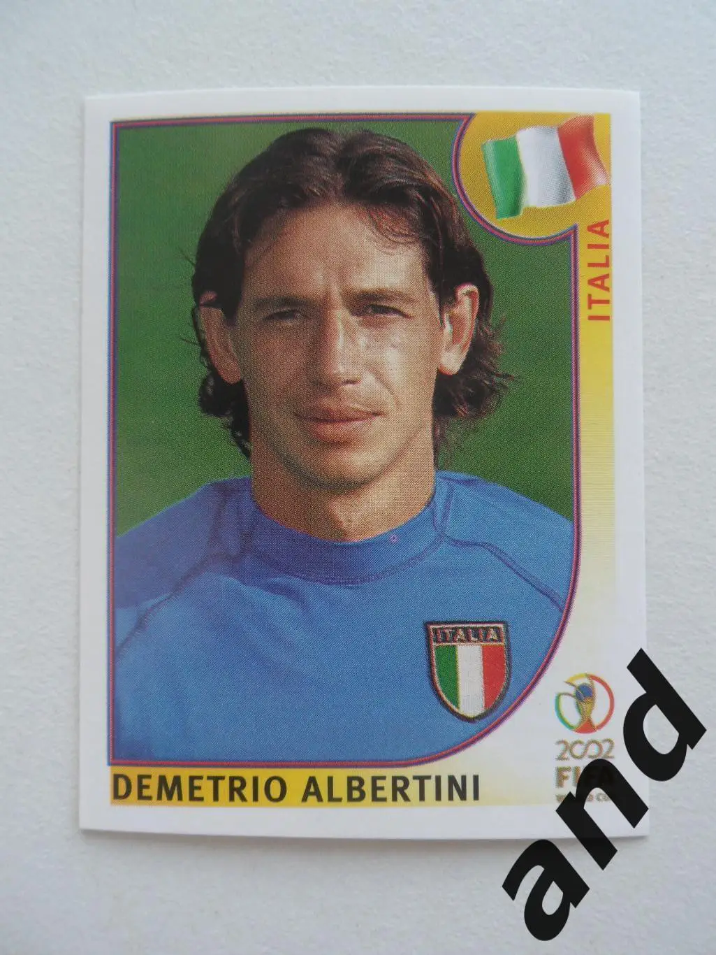 panini № 468 Demetrio Albertini - Чемпионат Мира 2002 панини