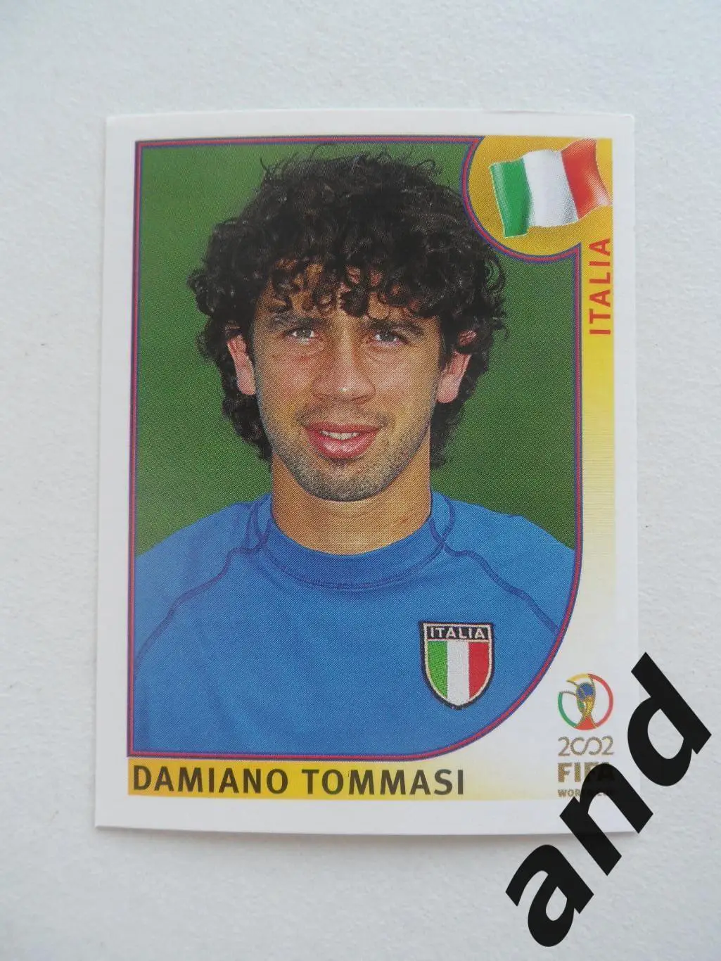panini № 467 Damiano Tommasi - Чемпионат Мира 2002 панини