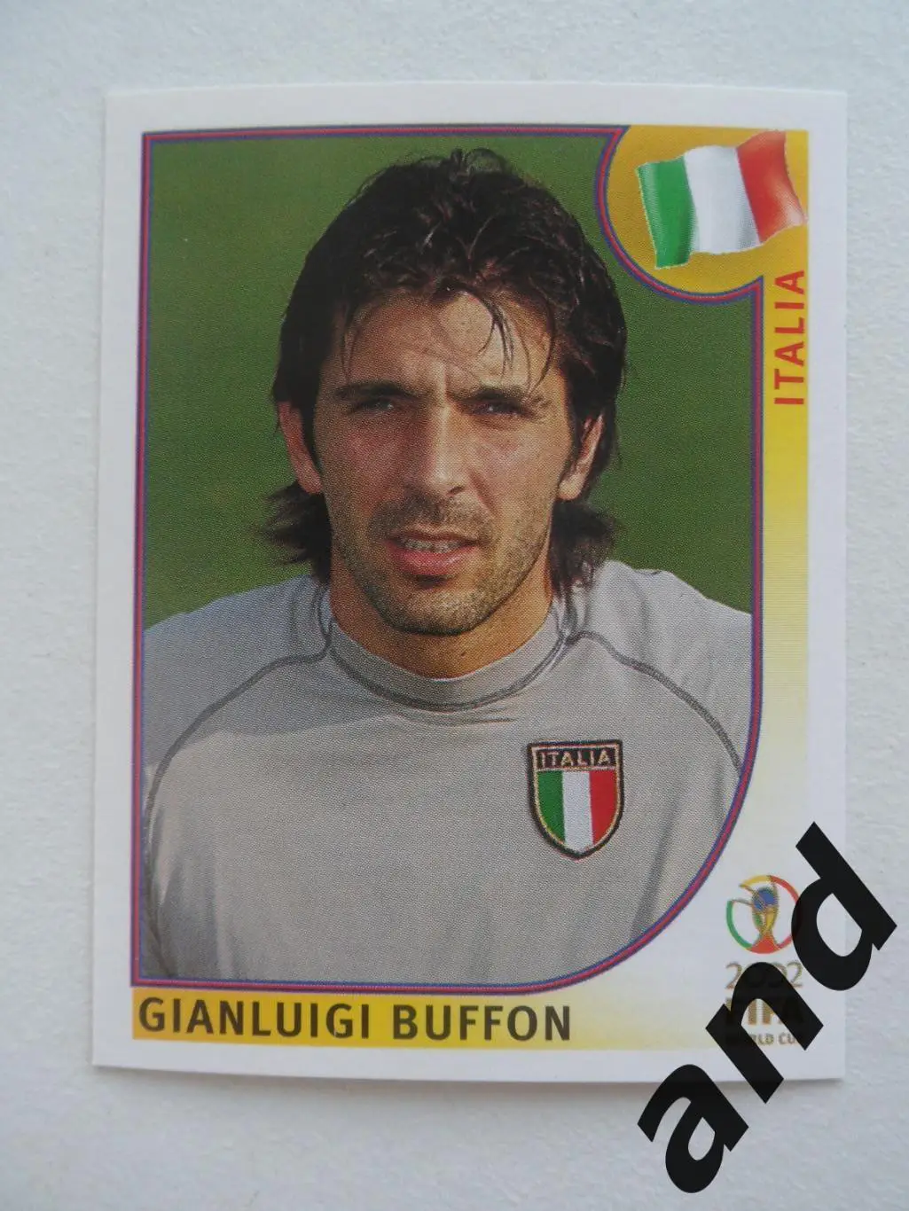 panini № 459 Gianluigi Buffon - Чемпионат Мира 2002 панини