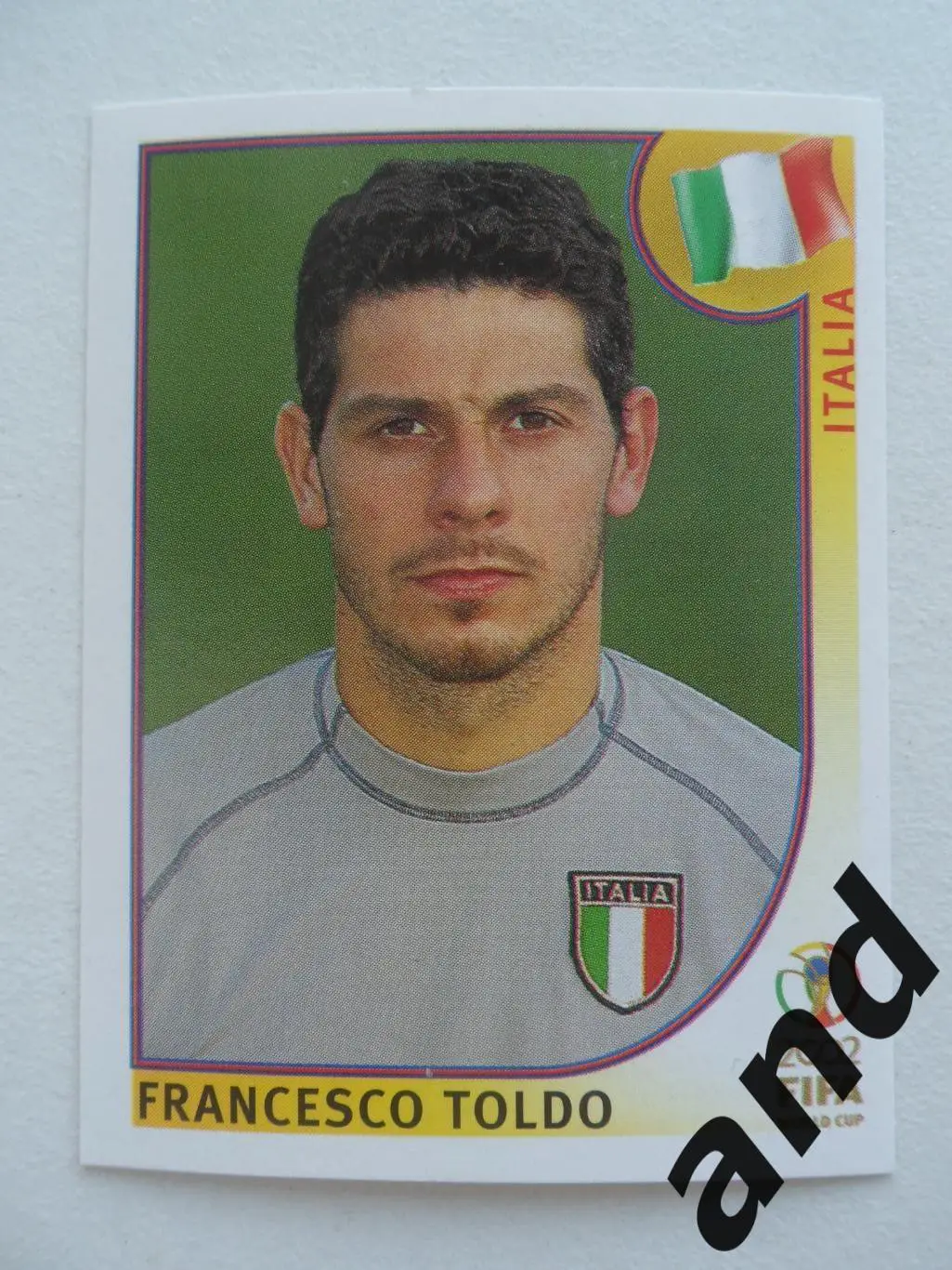 panini № 474 Francesco Toldo - Чемпионат Мира 2002 панини