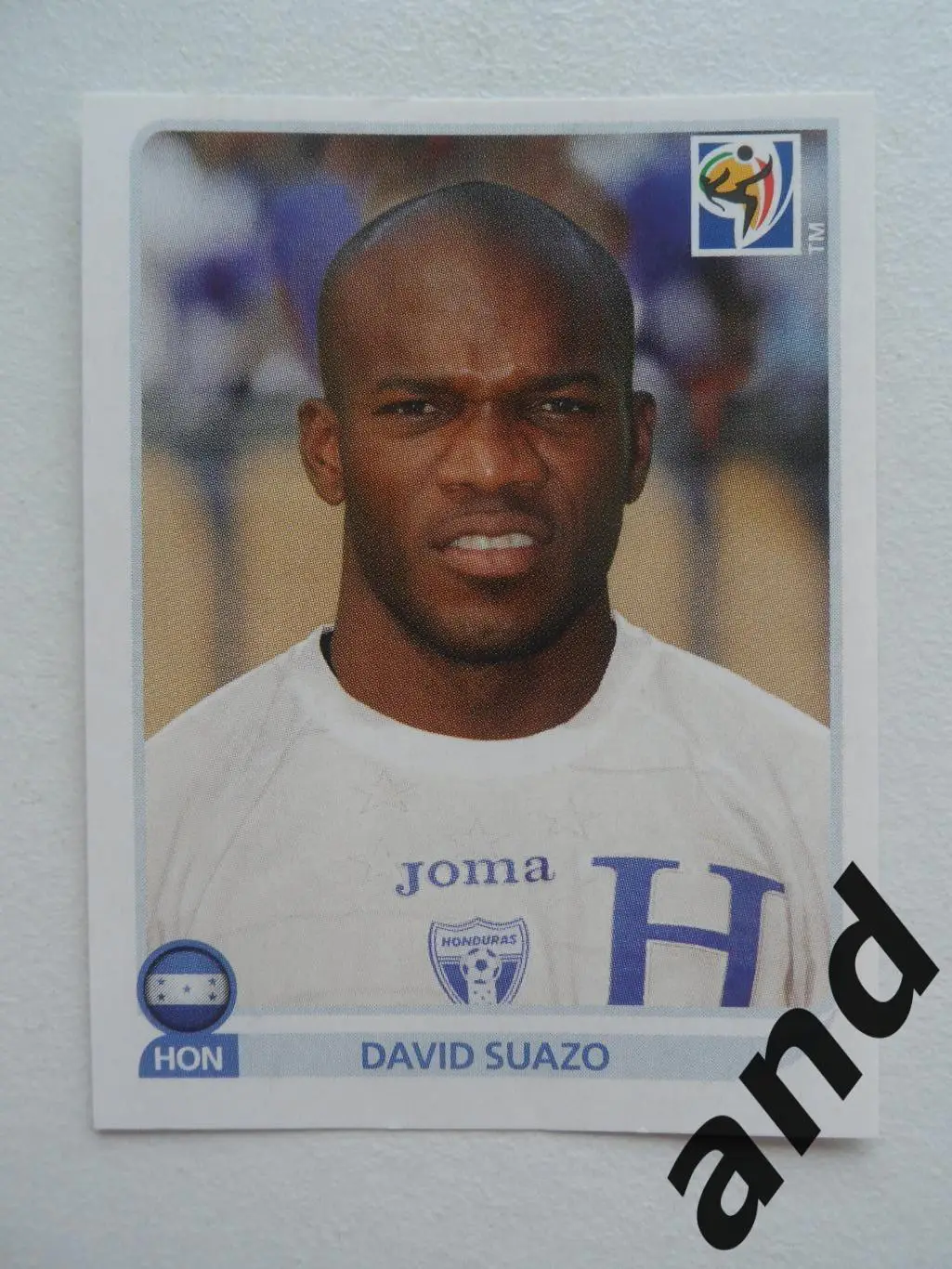 panini № 617 David Suazo - чемпионат мира 2010 панини