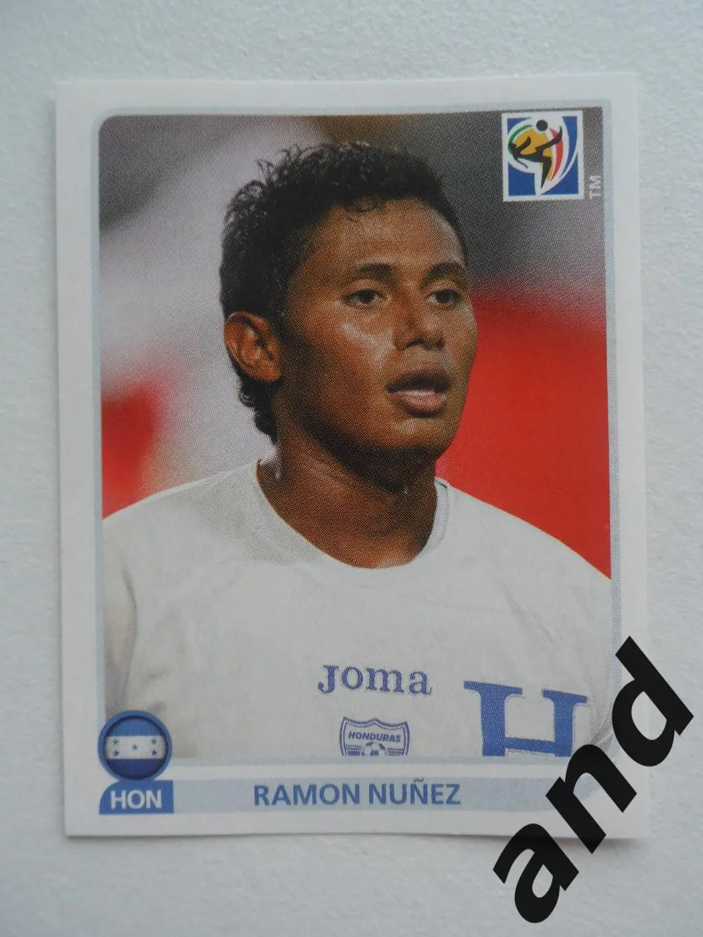 panini № 611 Ramon Nunez - чемпионат мира 2010 панини