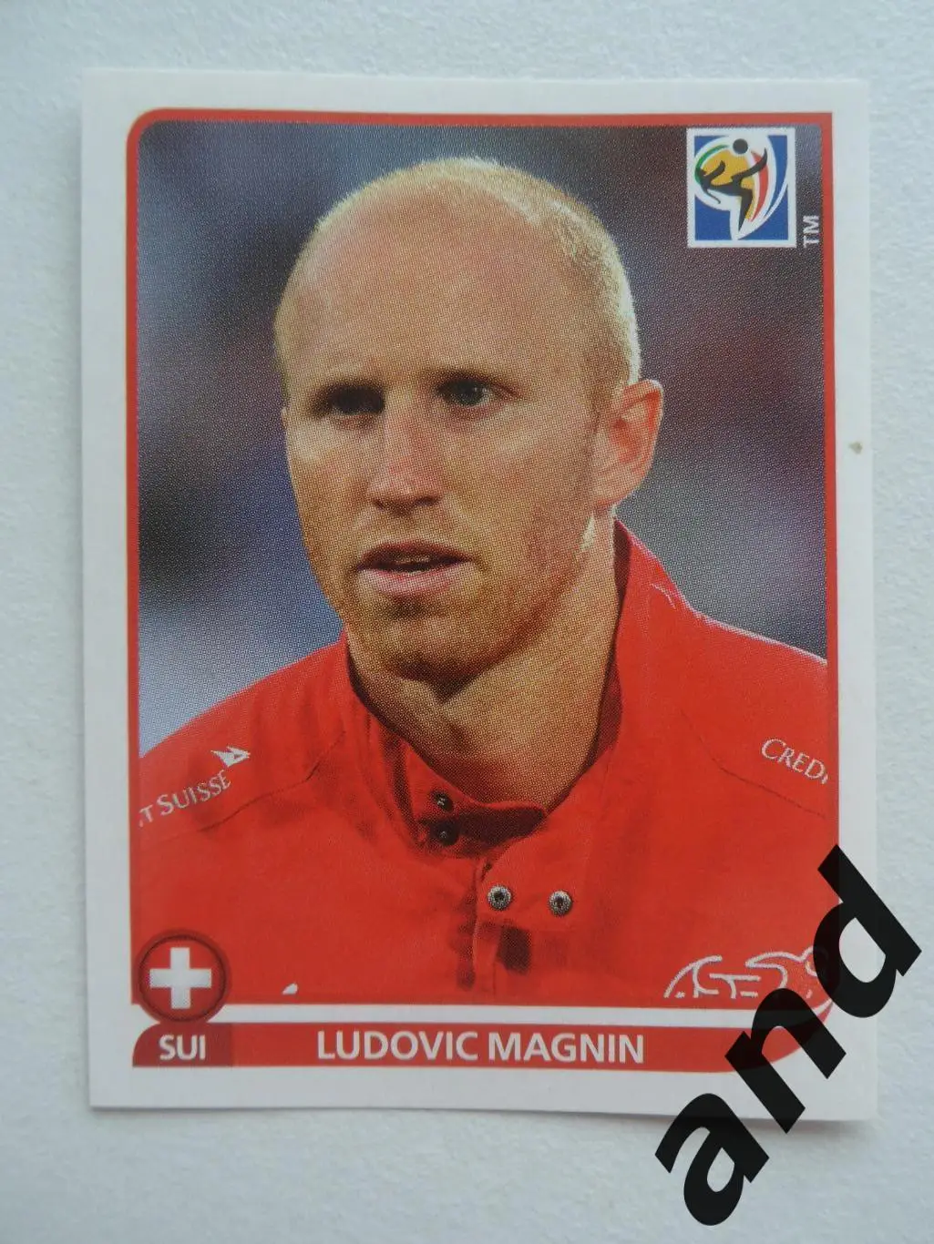 panini № 584 Ludovic Magnin - чемпионат мира 2010 панини