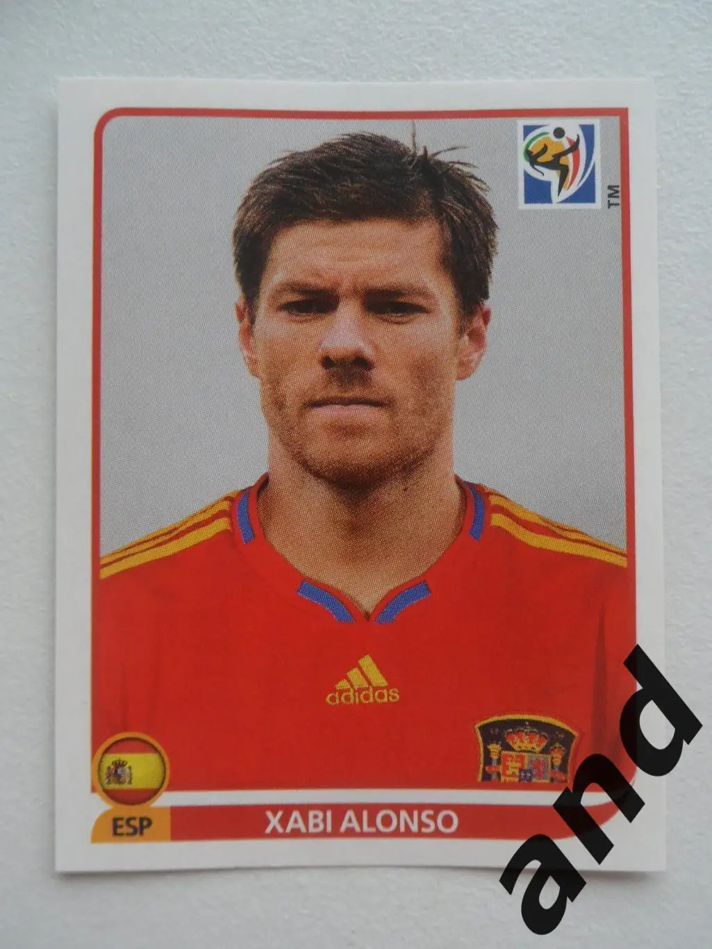panini № 574 Xabi Alonso - чемпионат мира 2010 панини