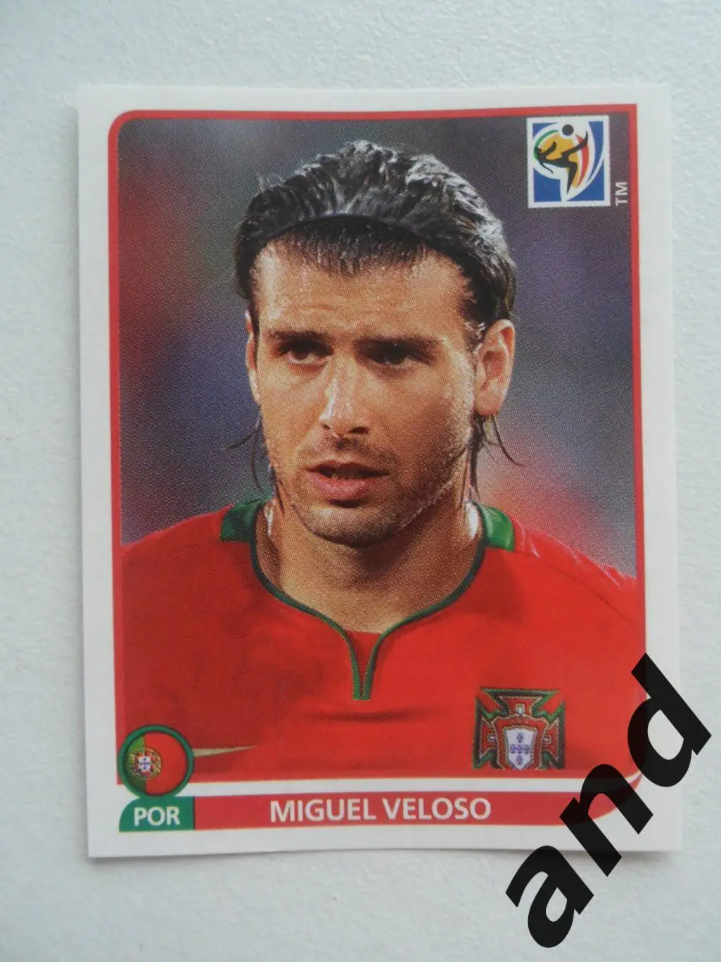 panini № 555 Miguel Veloso - чемпионат мира 2010 панини