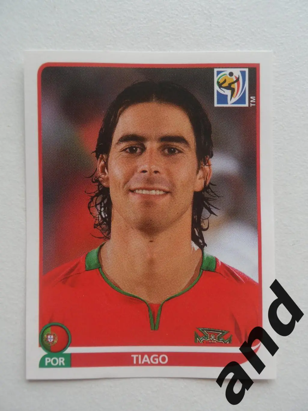 panini № 551 Tiago Mendes - чемпионат мира 2010 панини