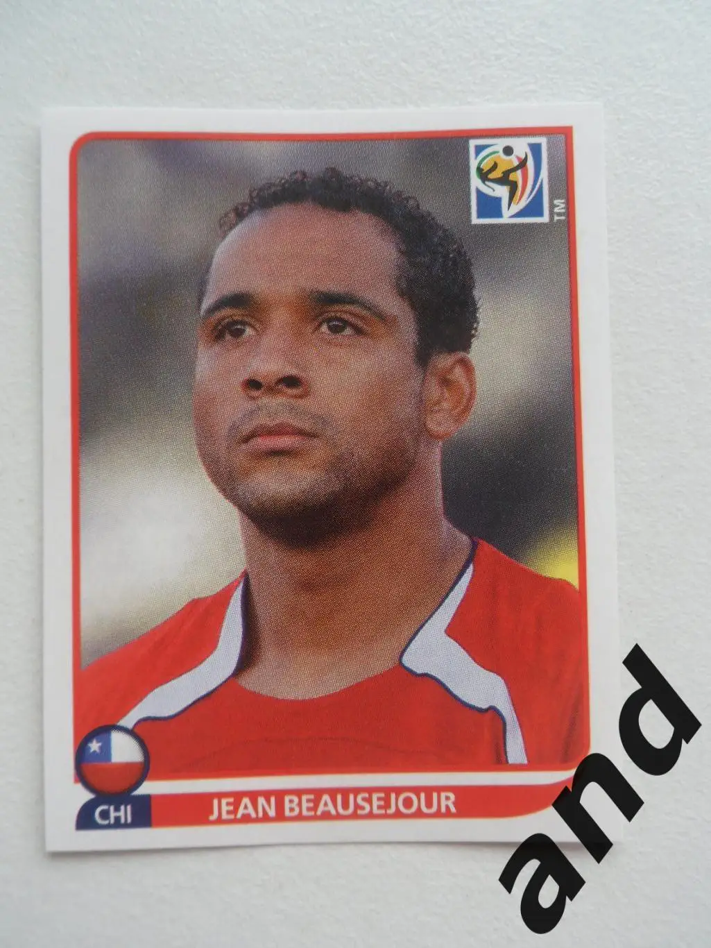 panini № 637 Jean Beausejour - чемпионат мира 2010 панини