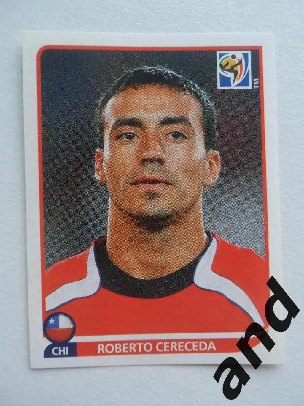panini № 630 Roberto Cereceda - чемпионат мира 2010 панини