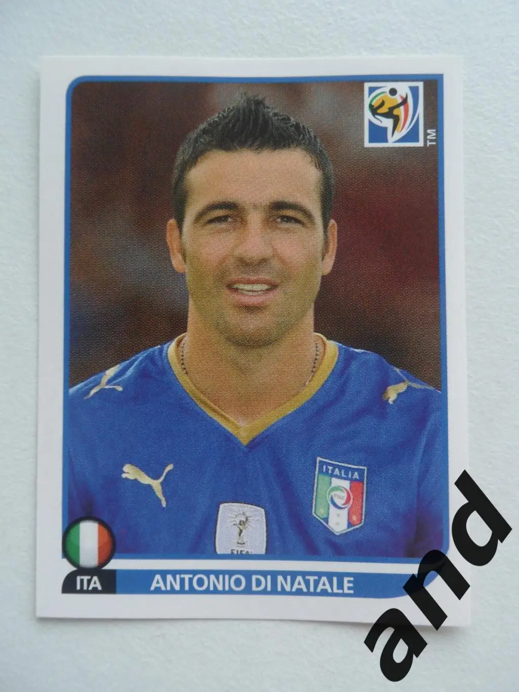 panini № 425 Antonio Di Natale - чемпионат мира 2010 панини