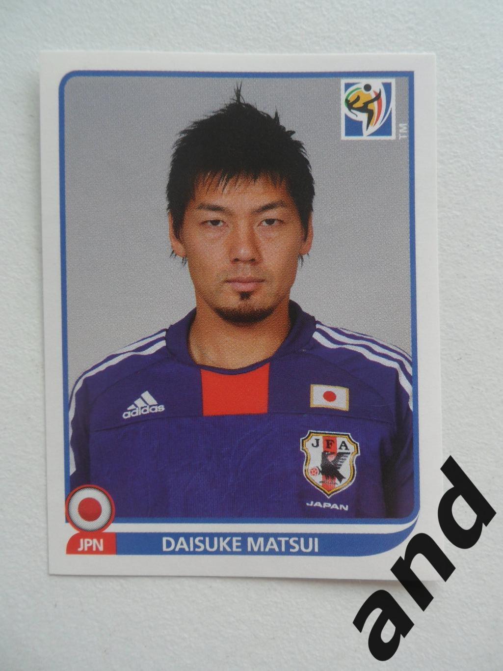 panini № 386 Daisuke Matsui - чемпионат мира 2010 панини