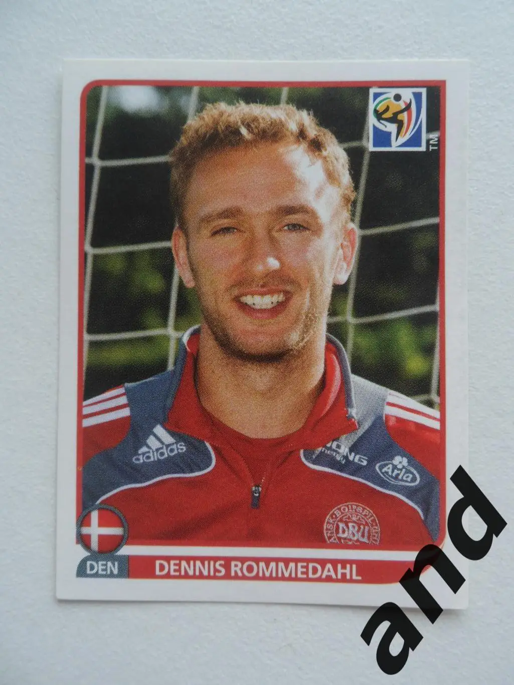 panini № 367 Dennis Rommedahl - чемпионат мира 2010 панини